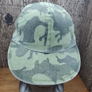 Faded Green & Black Camouflage Camo Youth Baseball Hat Cap Young Child One Size